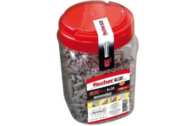 BOX TACO NYLON SX PLUS FISCHER  6X30MM. 750 UNIDADES  568727
