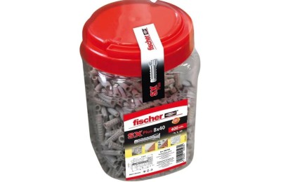 BOX TACO NYLON SX PLUS FISCHER  8X40MM. 400 UNIDADES  568706