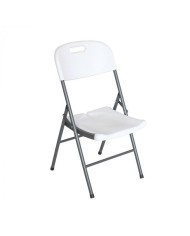 SILLA PLEGABLE CON ASA 7H BLANCO 47X58X87CM. BLANCO 75897