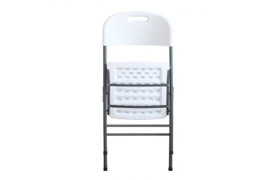 SILLA PLEGABLE CON ASA 7H BLANCO 47X58X87CM. BLANCO 75897