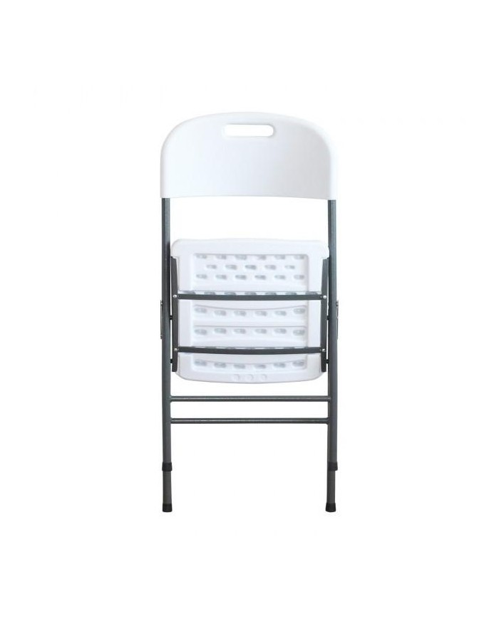 SILLA PLEGABLE CON ASA 7H BLANCO 47X58X87CM. BLANCO 75897