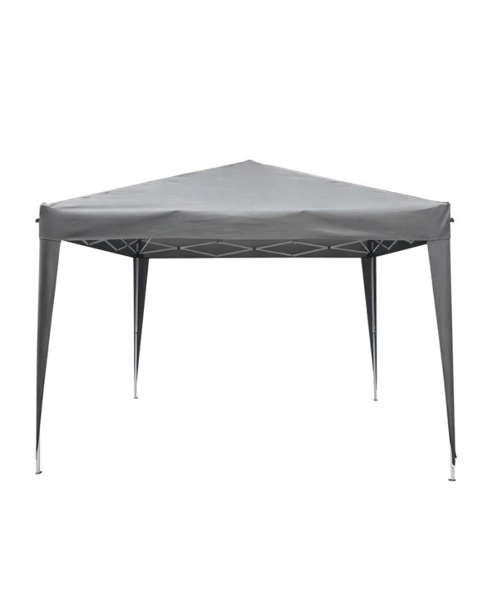 CARPA JARDIN/PLAYA 7H PLEGABLE GRIS 300X300CMS. 76207