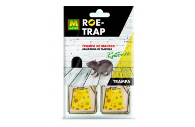 TRAMPA MADERA RATONES MASSO ROE-TRAMP 2UNIDADES       231570
