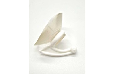 PERCHA VENTOSA SISFYX GANCHO PLASTICO (B/50UN) 40MM.