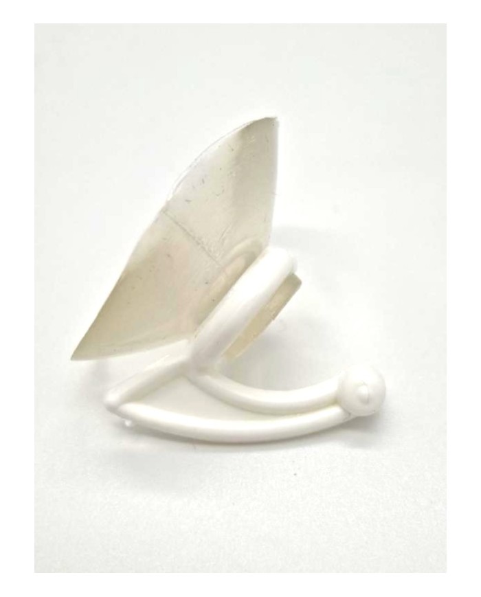 PERCHA VENTOSA SISFYX GANCHO PLASTICO (B/50UN) 40MM.