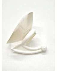 PERCHA VENTOSA SISFYX GANCHO PLASTICO (B/50UN) 40MM.