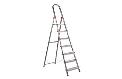 ESCALERA ROLSER ALUMINIO 7 PELDAÑOS ANCHOS