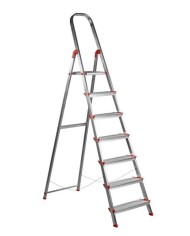 ESCALERA ROLSER ALUMINIO 7 PELDAÑOS ANCHOS