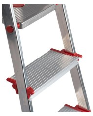 ESCALERA ROLSER ALUMINIO 7 PELDAÑOS ANCHOS