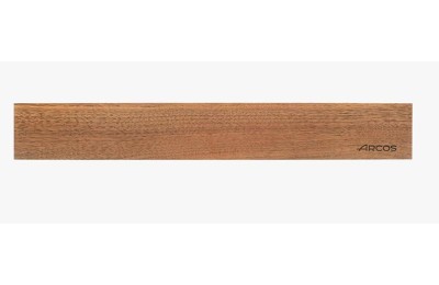 SOPORTE ARCOS CUCHILLOS MAGNETICO DE MADERA DE NOGAL  450X65X20MM.