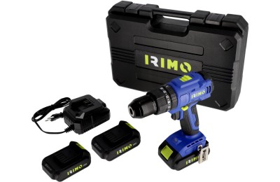 TALADRO PERCUTOR IRIMO 18V. 2BAT. 2AH. IC-AG1