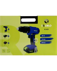 TALADRO PERCUTOR IRIMO 18V. 2BAT. 2AH. IC-AG1