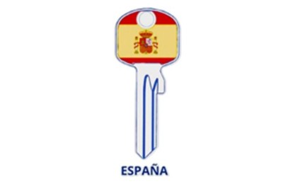 LLAVES EN BRUTO ACERO TE-8GI LOGO ESPAÑA