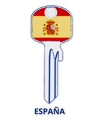 LLAVES EN BRUTO ACERO U-5GD LOGO ESPAÑA