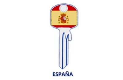 LLAVES BRUTO SEGURIDAD TE-T60 LOGO ESPAÑA