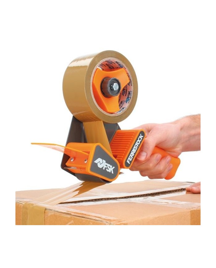 MAQUINA PRECINTAR FSK PISTOLA NARANJA