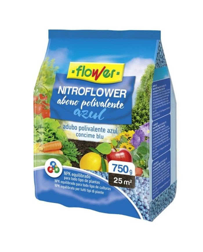 FERTILIZANTE NITROFLOWER AZUL 0'75KGS. 10528