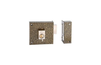 CERRADURA CVL ESMALTADA 1124A-8 DERECHA CILINDRO REDONDO