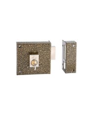 CERRADURA CVL ESMALTADA 1124A-8 IZQUIERDA CILINDRO REDONDO