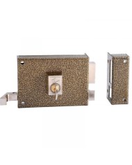 CERRADURA CVL ESMALTADA 1125A-8 IZQUIERDA CILINDRO REDONDO