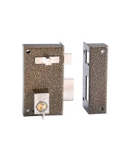 CERRADURA CVL ESMALTADA 156A-70 IZQUIERDA CILINDRO REDONDO