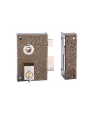 CERRADURA CVL ESMALTADA 56BR-70 IZQUIERDA CILINDRO PERFIL