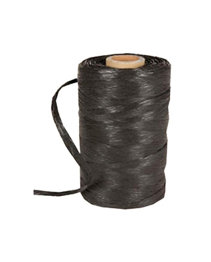 CINTA RAFIA NEGRA OVILLO 1200/250GRS.