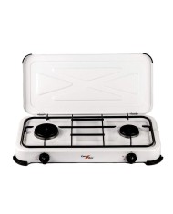 COCINA PORTATIL 2 FUEGOS CON TAPA COMGAS