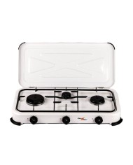 COCINA PORTATIL 3 FUEGOS CON TAPA COMGAS