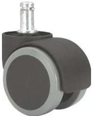 RUEDA GIRATORIA 1-0787 50MM. GRIS SILLA OFICINA (COMPATIBLE SILLA IKEA)