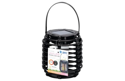 FAROLILLO SOLAR JARDIN GSC NEGRO 1800K
