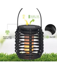FAROLILLO SOLAR JARDIN GSC NEGRO 1800K