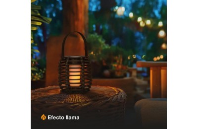 FAROLILLO SOLAR JARDIN GSC NEGRO 1800K