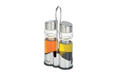 ACEITERA Y VINAGRERA LIFESTYLE CRISTAL INOXIDABLE     18410