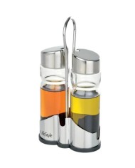 ACEITERA Y VINAGRERA LIFESTYLE CRISTAL INOXIDABLE     18410