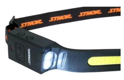 LINTERNA PARA CABEZA STHOR 5W. RECARGABLE USB 88680