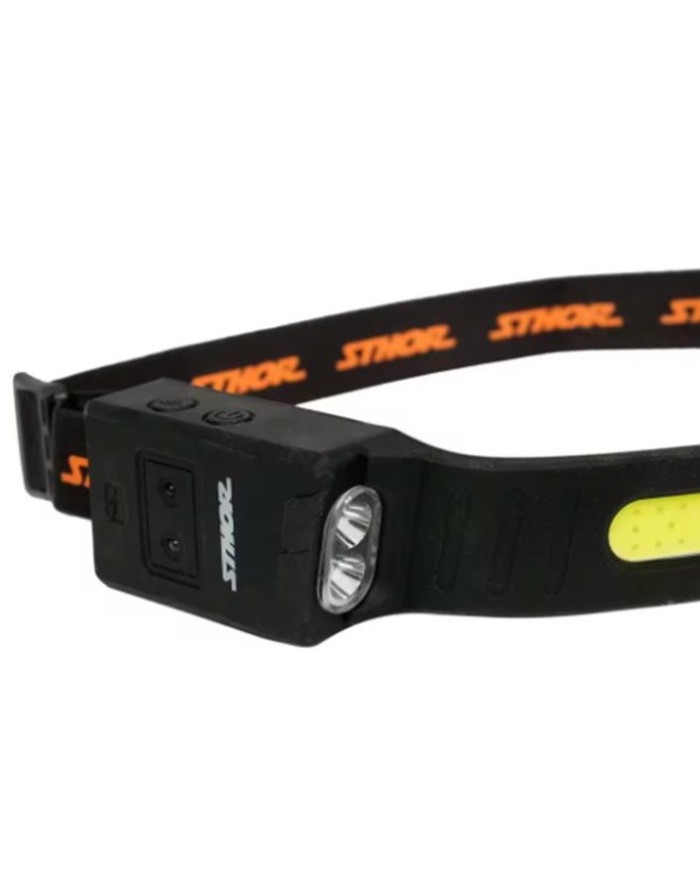 LINTERNA PARA CABEZA STHOR 5W. RECARGABLE USB 88680