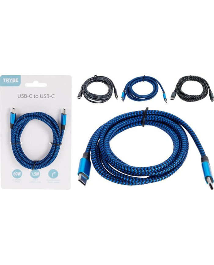 CABLE CARGADOR USB-USB KOOP TIPO C 1'5MTS. 109500940