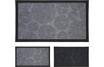 FELPUDO KOOP F/CIRCULOS GRIS A48100020
