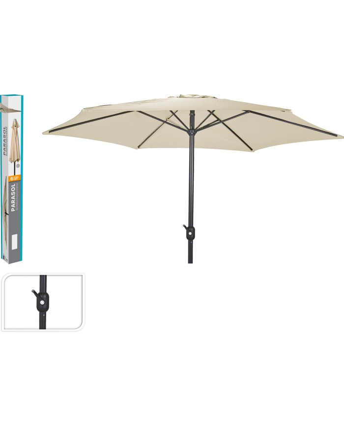 SOMBRILLA JARDIN AMBIANCE CREMA 3'0MTS. FD4200600