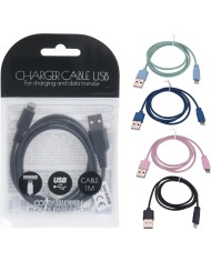 CABLE CARGADOR USB IPHONE KOOP. 1MT.