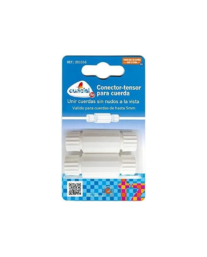 CONECTOR TENSOR CUNCIAL PARA CUERDA TENDEDERO B/2UDS. 201016