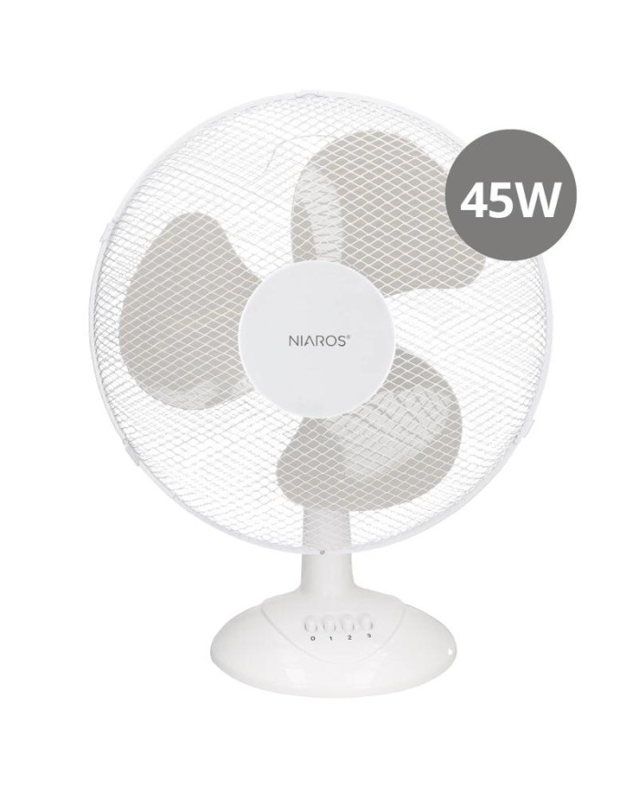 VENTILADOR DE SOBREMESA GSC BLANCO 45W. 43CMS. 005000702