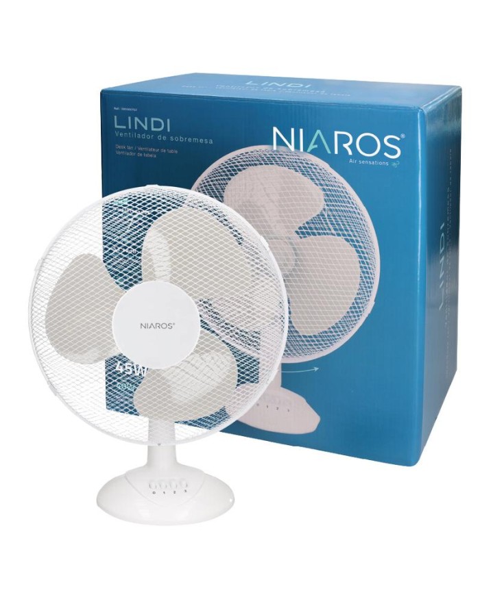 VENTILADOR DE SOBREMESA GSC BLANCO 45W. 43CMS. 005000702