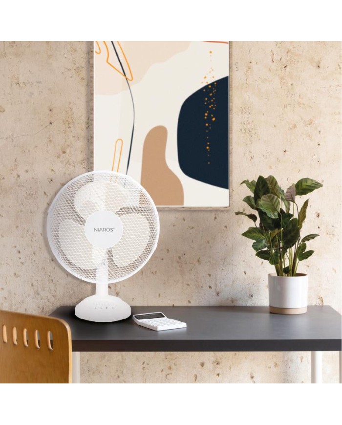 VENTILADOR DE SOBREMESA GSC BLANCO 45W. 43CMS. 005000702