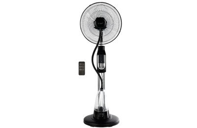 VENTILADOR DE PIE CON VAPORIZADOR GSC NEGRO 70W. 40CMS. 005000724