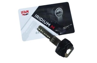 CILINDRO IFAM IRIDIUM M LATON 30X30 DOBLE EMBRAGUE LEVA LARGA