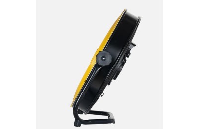 VENTILADOR DE SUELO INDUSTRIAL FABRILAMP MODELO MAPACHE NEGRO/AMARILLO 140W. 62CMS. 256871250