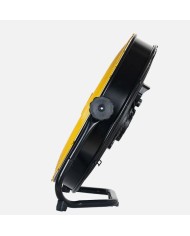 VENTILADOR DE SUELO INDUSTRIAL FABRILAMP MODELO MAPACHE NEGRO/AMARILLO 140W. 62CMS. 256871250
