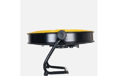 VENTILADOR DE SUELO INDUSTRIAL FABRILAMP MODELO MAPACHE NEGRO/AMARILLO 140W. 62CMS. 256871250